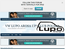 Tablet Screenshot of lupo.org.pl